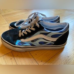 VANS Old Skool skater sneakers shoes in kids size 5